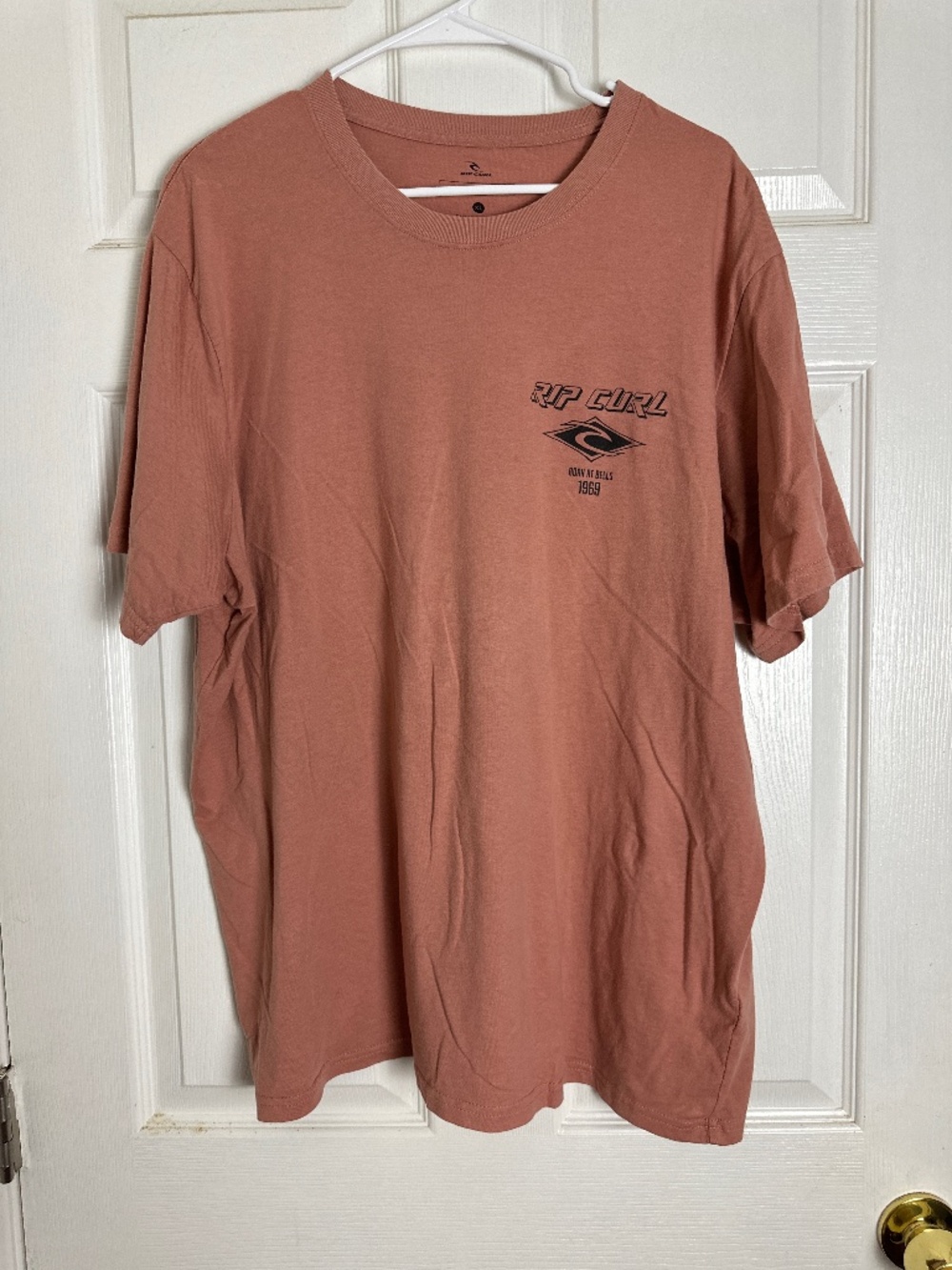 Rip Curl Summer Surf Relaxed Fit 100% Cotton Short Sleeve Tee Men Size XL